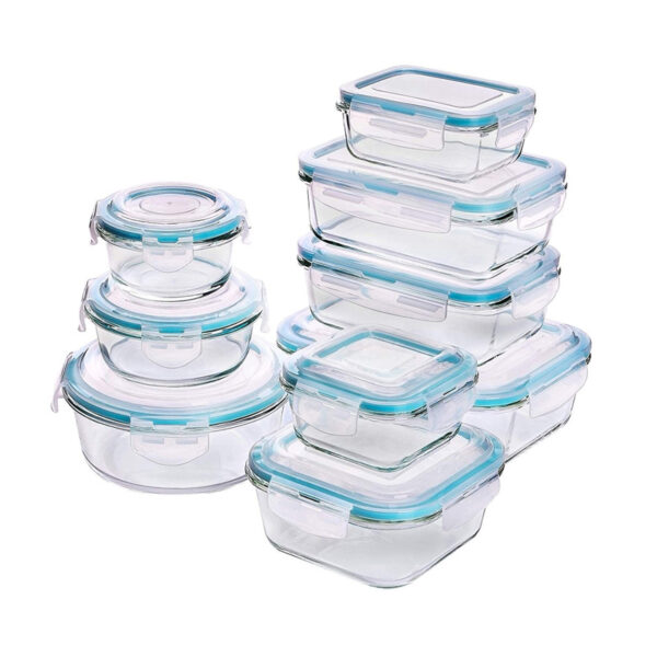 Glass Food Storage Container Set