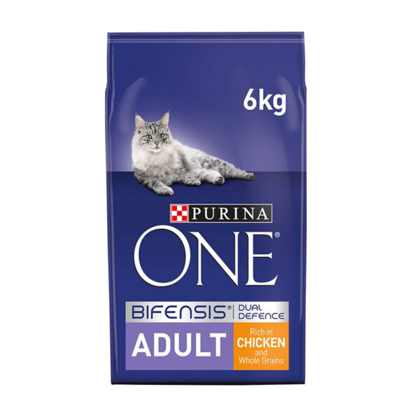 Purina ONE Adult Cat Food Chicken & Wholegrains